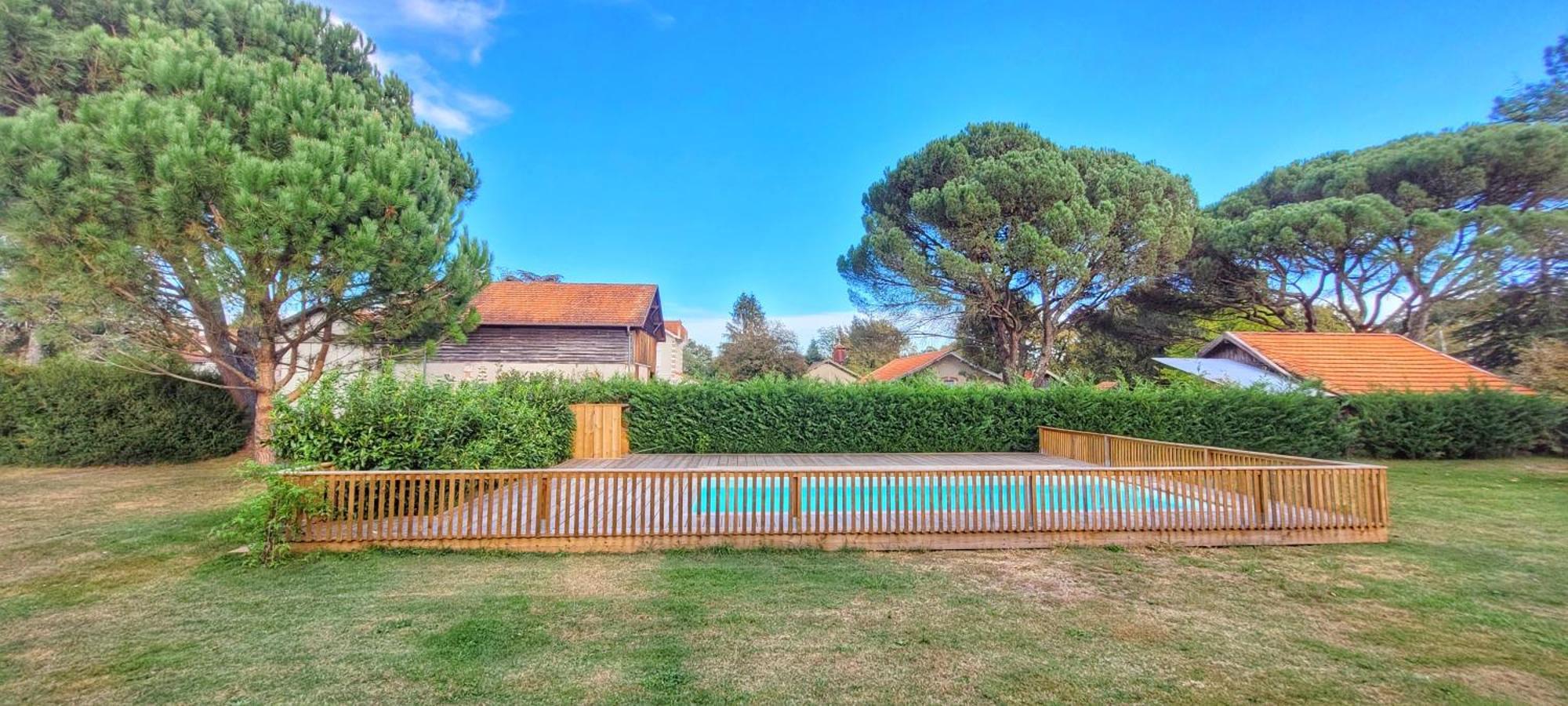 Charmante Maison Dans Les Landes X 10 Avec Piscine Et Salle D Escalade Lue Exterior foto